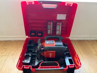 Hilti PR 30-HVS A12 Rotating Laser Level w/ 2 Batteries, 2 PRA 30 receivers & box