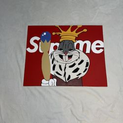 Custom Bugs Bunny wall art