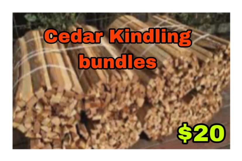 Cedar Kindling Bundles