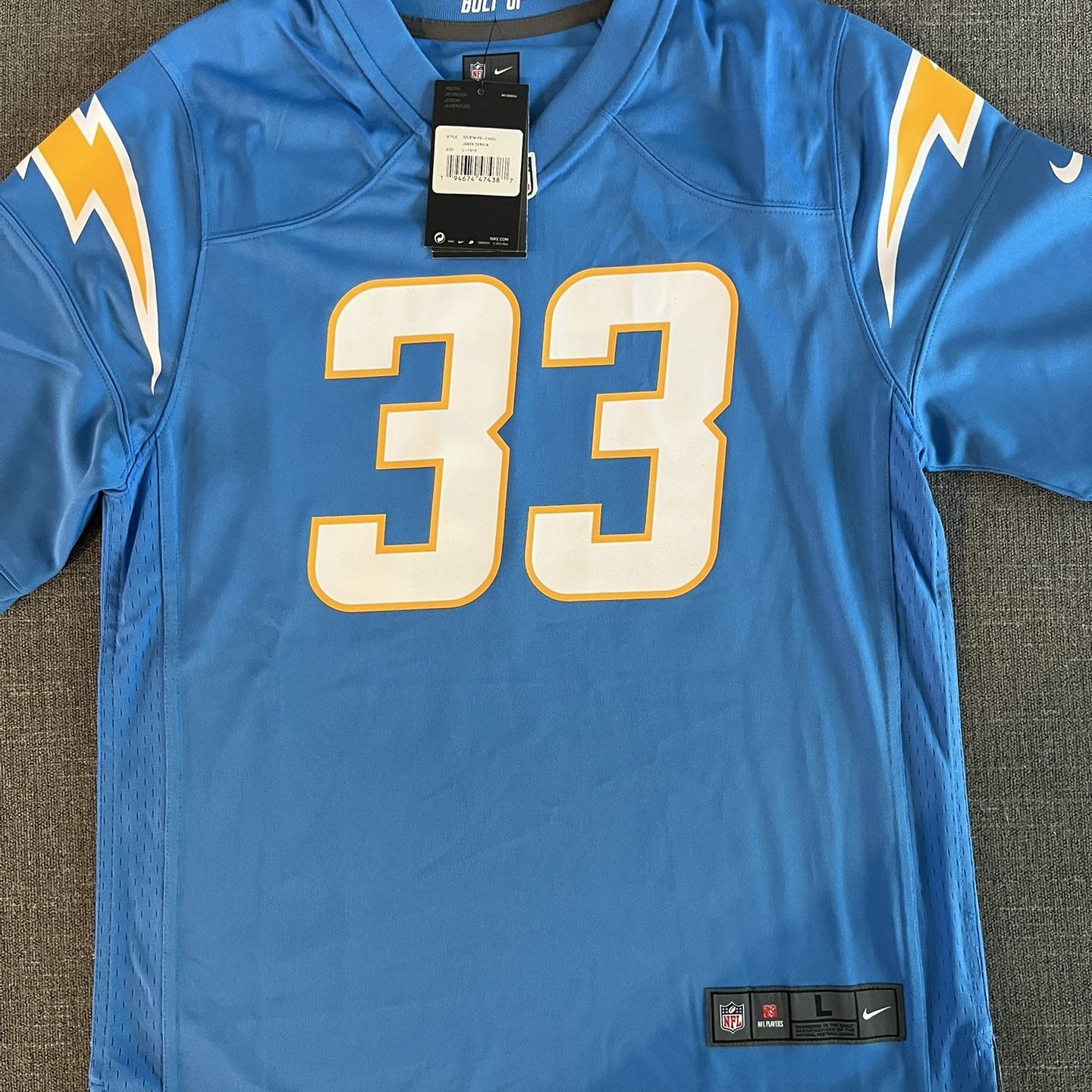 NWT Derwin James Jr Chargers Nike Game Blue Home Jersey for Sale in Garden  Grove, CA - OfferUp