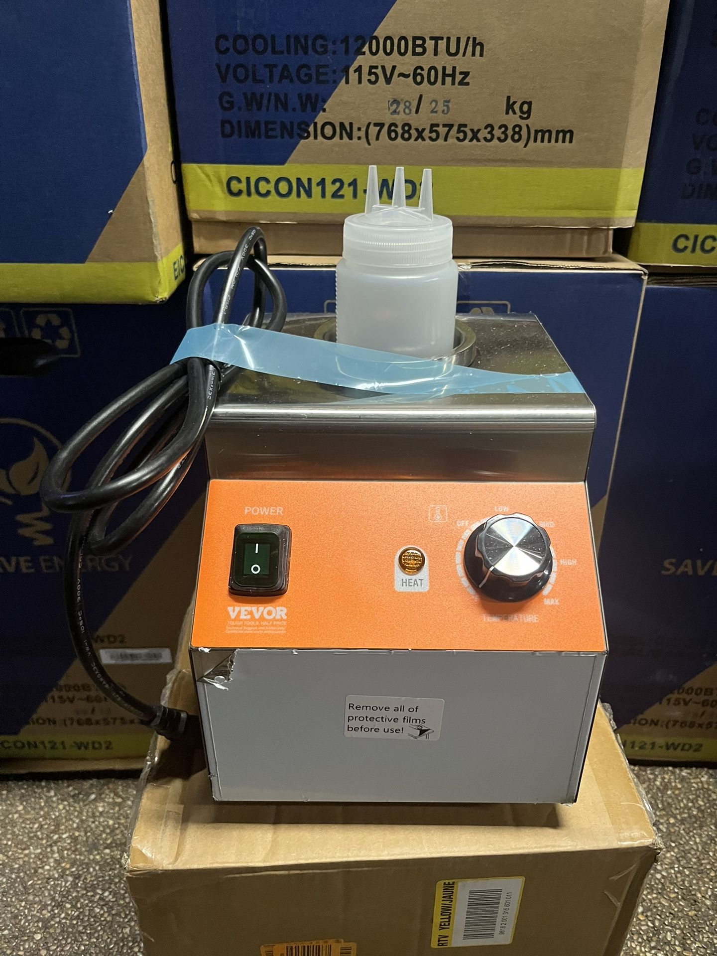 Commercial bottle warmer