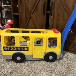 Little People Bus Pull Toy