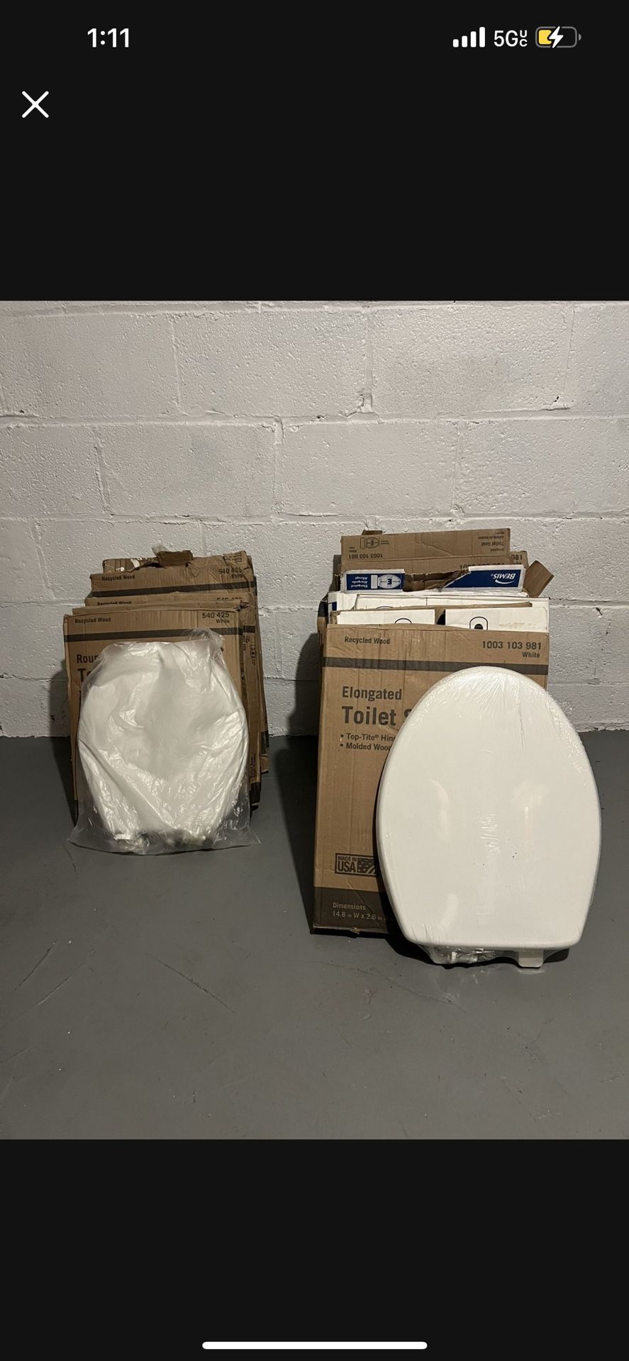 Toilet Seats 16 Total $65