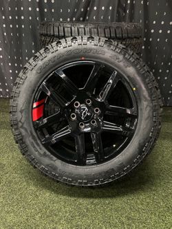 2025 Chevy Silverado Trail Boss Red Line Edition 6 Lug 20 Inch OEM Wheels
