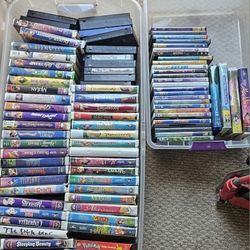  classic  Disney vhs and DVDs