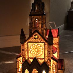 Church Christmas decoration night light