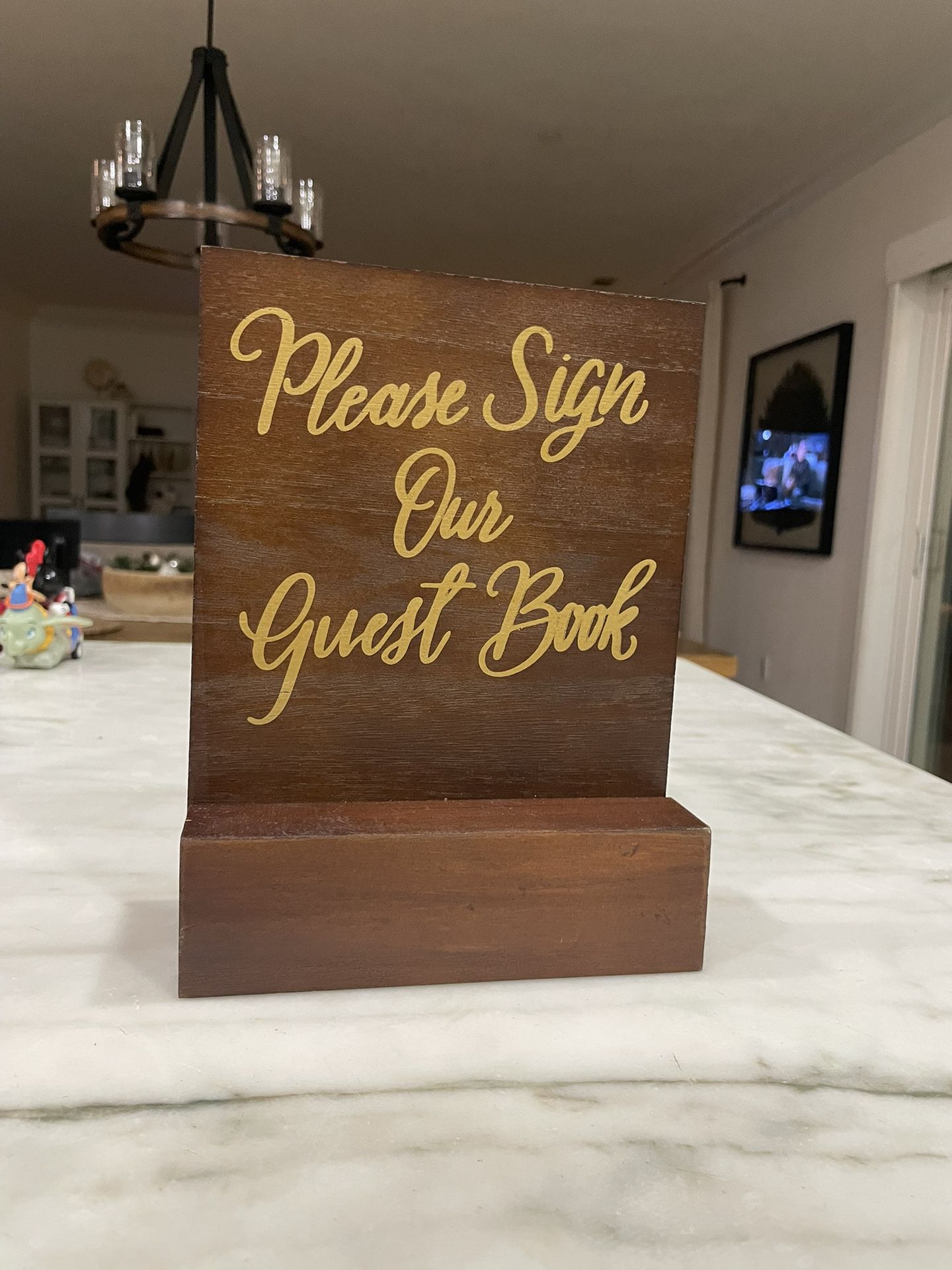 “Please Sign Our Guest Book” Sign 