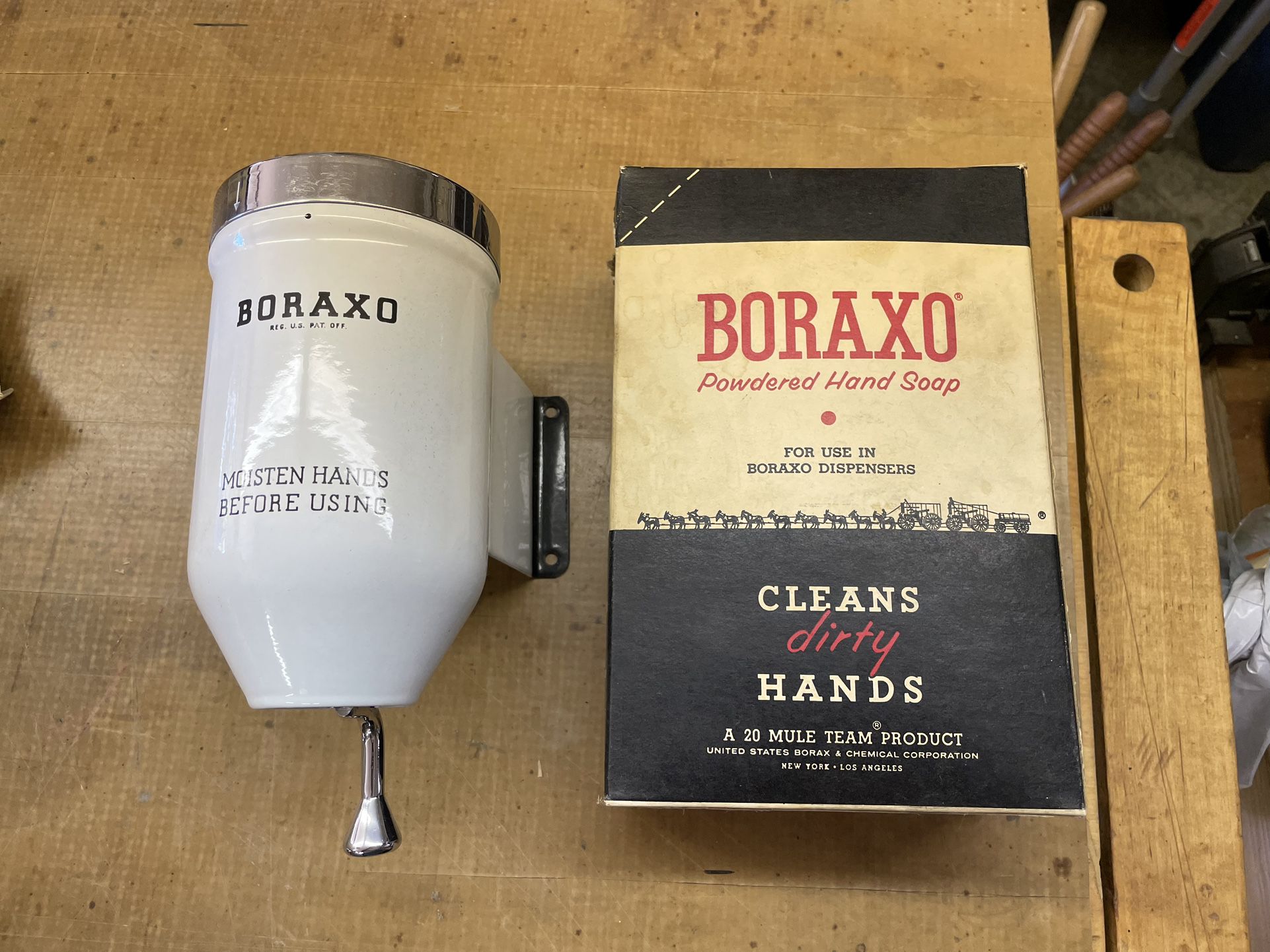 Boraxo Powdered Soap Dispenser- Junk Treasures Collection