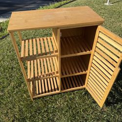Bamboo Shelving Unit 