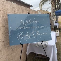 Custom Acrylic Welcome Sign