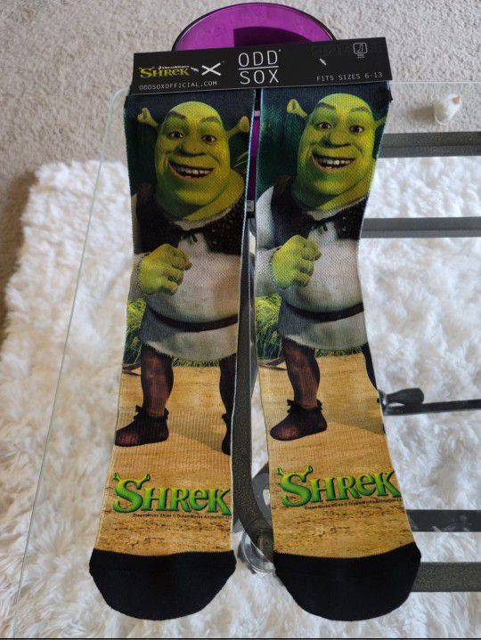 Odd Sox Shrek Dreamworks Crew Socks