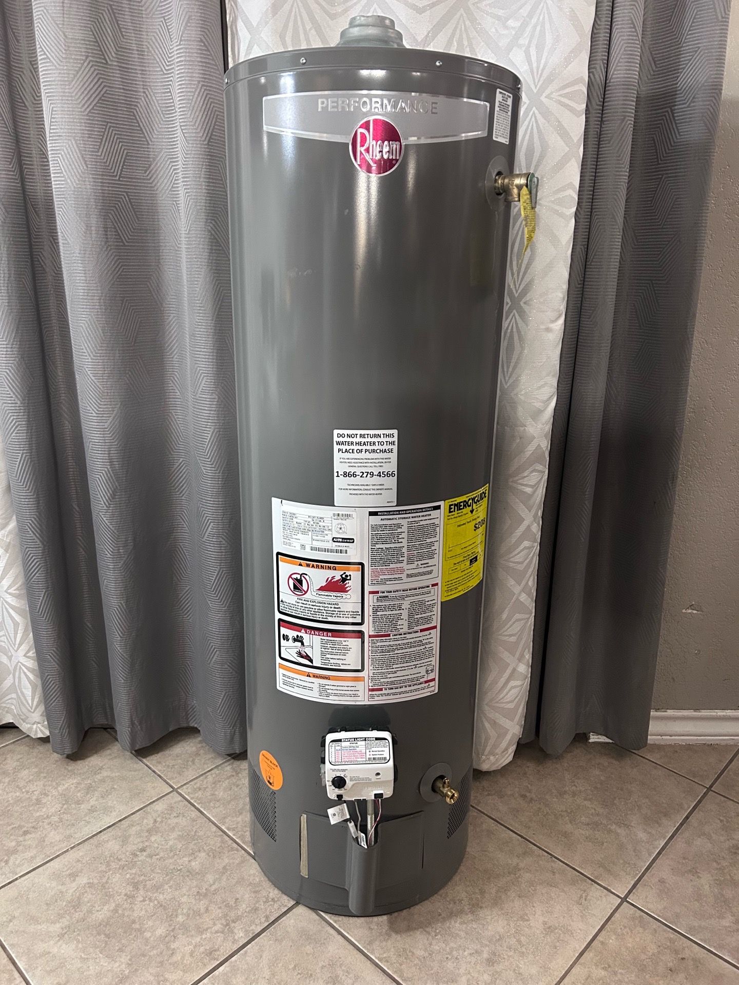 Used 40 gals Gas ⛽️ (3 months warranty)