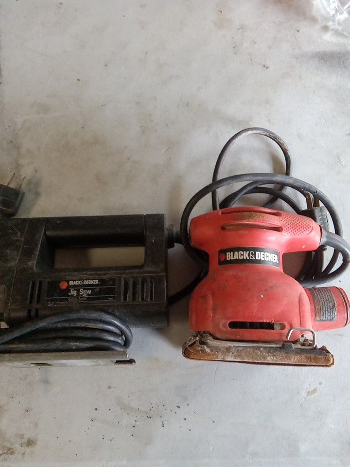 Black And Decker Jigsaw And Sander