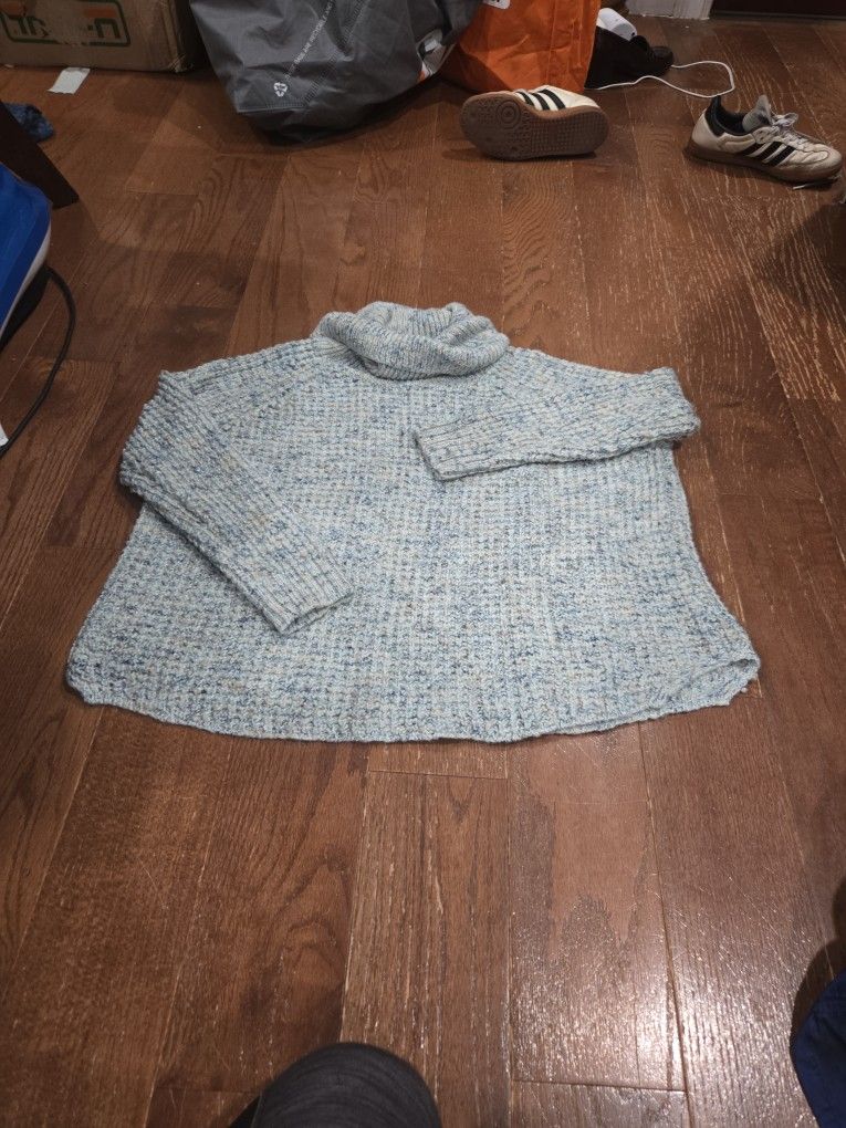 American Rag Cie, Woolblend Oversized Turtleneck Sweater, M