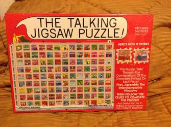 Vintage talking puzzle the office building