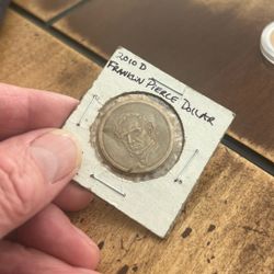 2010 D Franklin Pierce Dollar With Strike Error