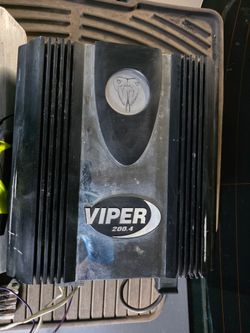 Viper 200.4 amplifier car audio.