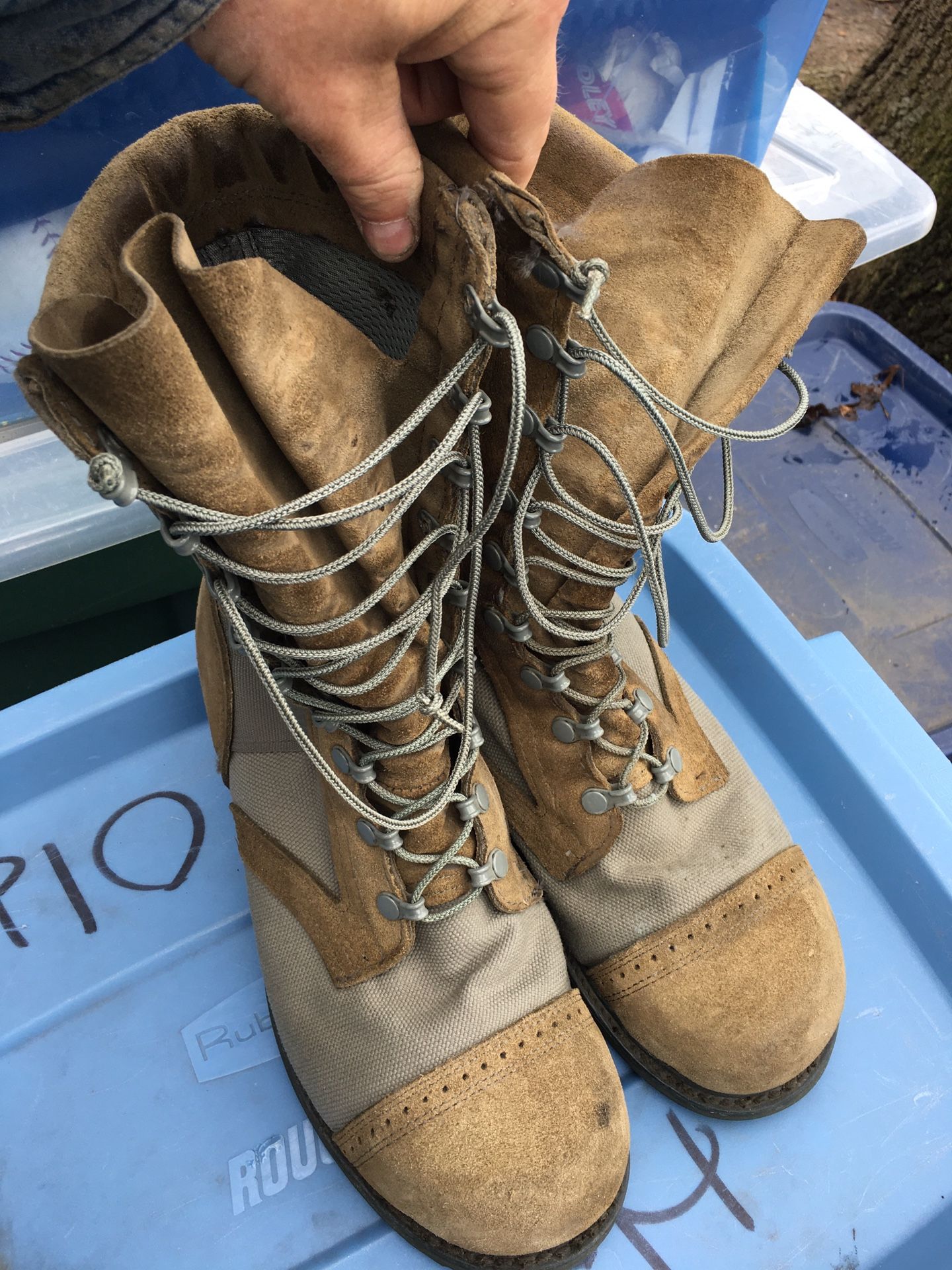 Nice Military Steel Toe Boots Only 45Firm