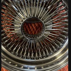 Set of 15”s wire wheels