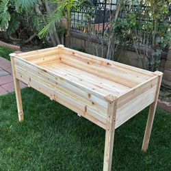 Best Choice Products 48x24x30in Raised Garden Bed, Elevated Wood Planter Box Stand for Backyard, Patio, Balcony w/Bed Liner, 200lb Capacity   Best Cho