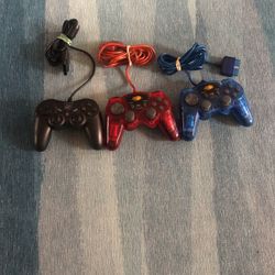 PS2 Controller Set Of 3 Tested 🔥