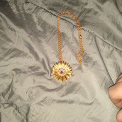 Vintage Sunflower Charm/ Brooch