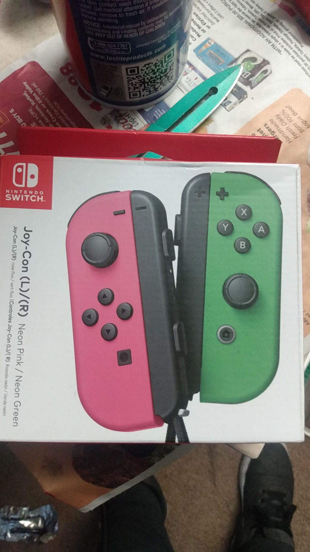 Nintendo switch joy con controllers