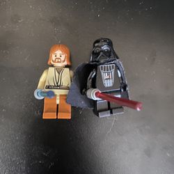 Lego Star Wars Light Up Obi Wan Kenobi And Dearth Vader 