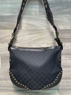 Gucci Pelham Half Moon Studded Shoulder Bag - Vintage *Authentic* (A1D015600)