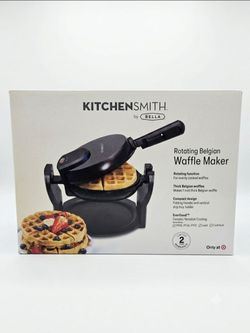 KitchenSmith by Bella Rotating Belgian Waffle Maker