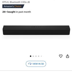 VIZIO V-Series 2.0 Compact Sound Bar with Dolby Audio, DTS:X, Bluetooth V20x-J8