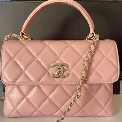 Chanel Trendy CC - Pink - Gold Hardware - Lambskin Smooth Leather 