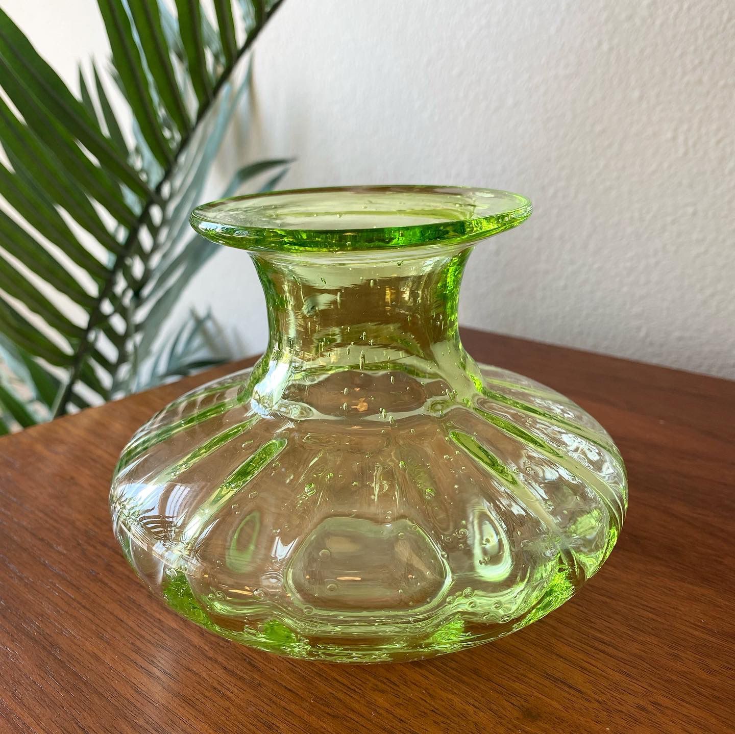 Vintage Apple Green Vase 