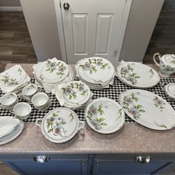 58 piece vintage Roselyn China set
