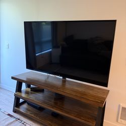 LG 4k TV 65inch With Entertainment Center