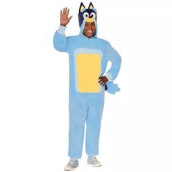 Bluey Dog Cartoon Costume Onesie Jumpsuit in Adult S/M