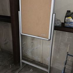 Dual Sided Poster Board Cork Board Advertising Signage Sign