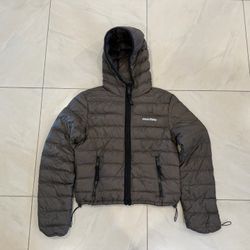 Miu Miu Light Pongé Down Hoodie Jacket