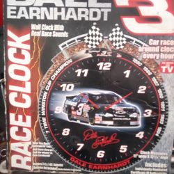 Dale Earnhardt Wall Clock