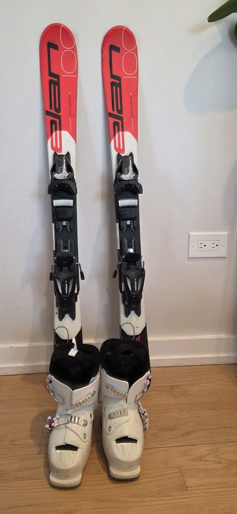 Elan Fromula 100cm Skis, Atomic Ski Boots 18.0/18.5 - 227mm