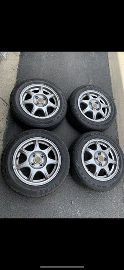 4 — 185/60r14 4x100 4x3.94 Stock Miata Na Nb Integra Civic Scion Xa Xb Ia Echo Elantra Miata Civic Fit Corolla Wheels Rims Tires!!!!!!