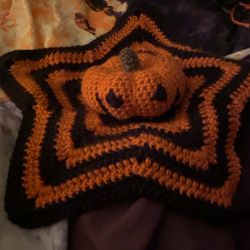 Pumpkin Baby Lovey, Security Blanket