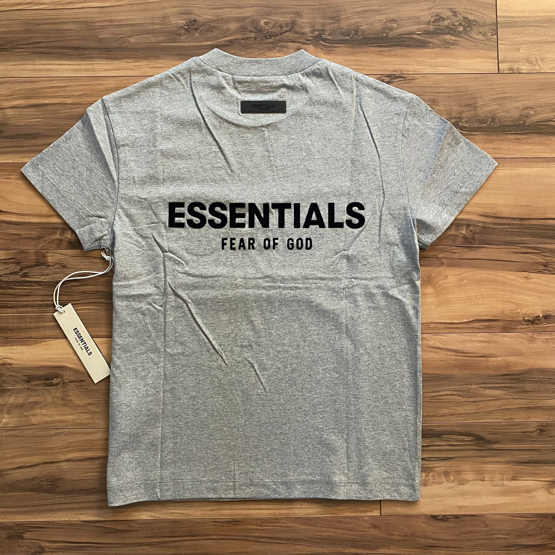 Essentials Dark Oatmeal Tee Size XXS