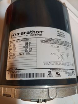 Marathon 1/3  hp motor with carbonation pump