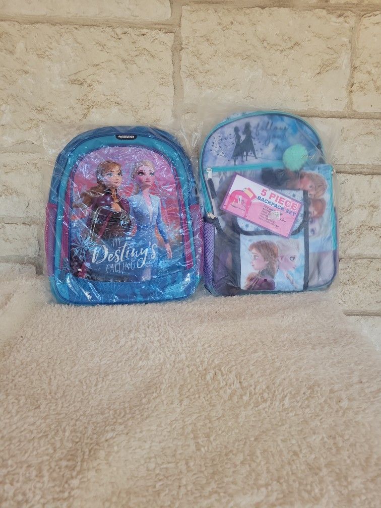 Disney FROZEN Backpack Or  5 Piece Backpack Choice $35 FIRM Each