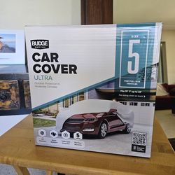 Budge ultra Car Cover, 3 Layer Weather Protection for Cars, Fits Cars up to 22'