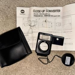 Minolta Close-Up Converter lens attachment .  