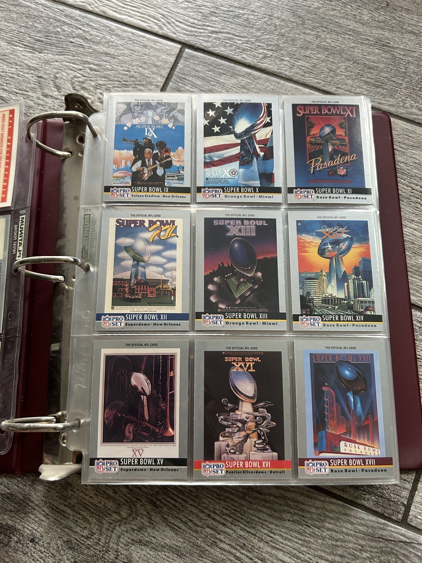 pokemon cards in binder 1972 Topps Football Cards Custom Made Album Binder 3 Sizes main image 0
