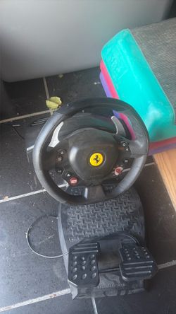 Playstation driving steering wheel and pedal set