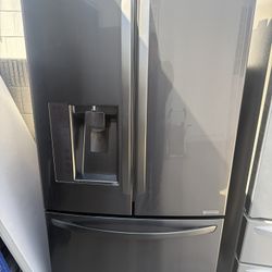 LG Refrigerator Counter Depth Black Stainless 